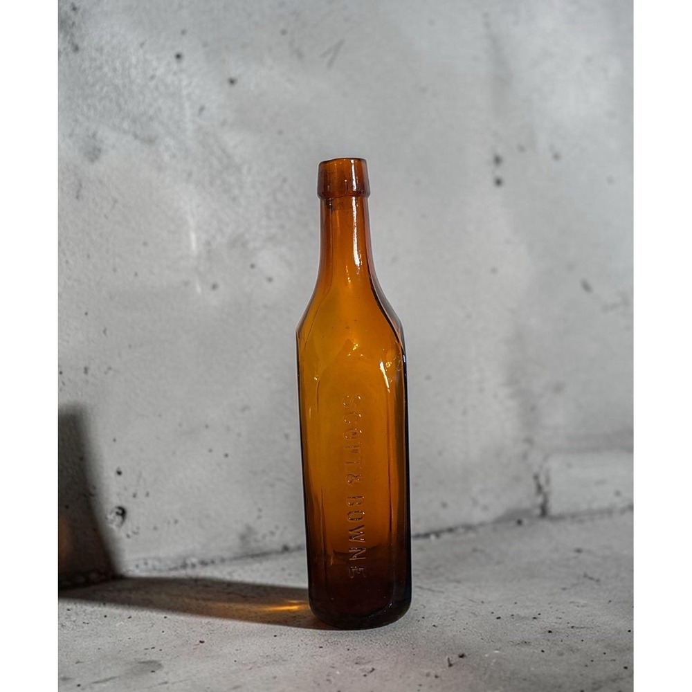 Scott & Bowne 1800s Medicine bottle NYC